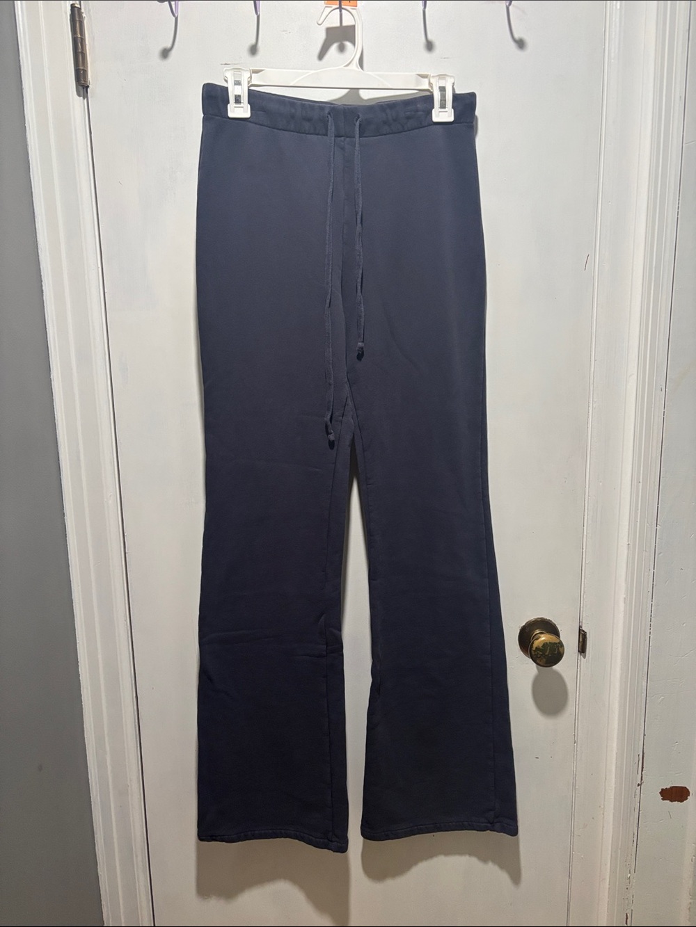 NILI LOTAN Kiki cotton flare leg sweatpants size small